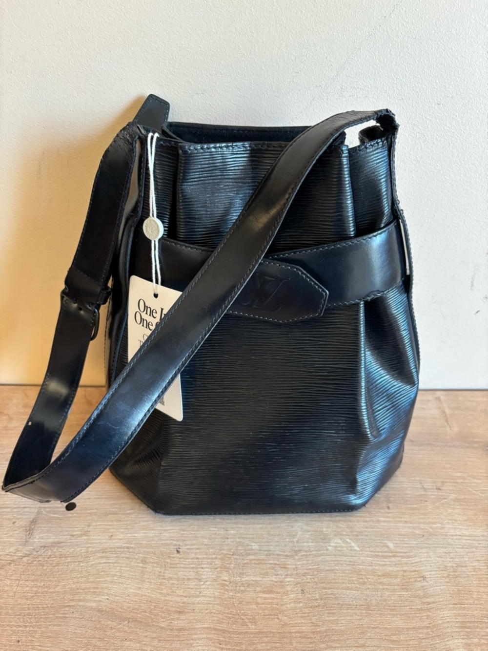 Authentic Louis Vuitton epi black leather bag